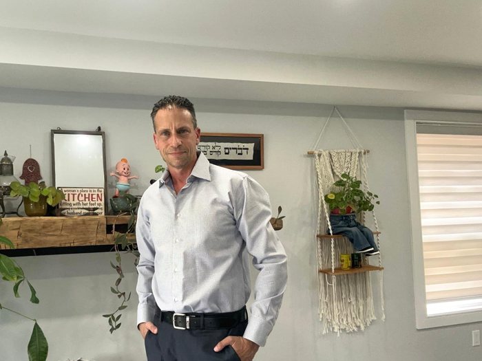 Asaf Halperin in his office